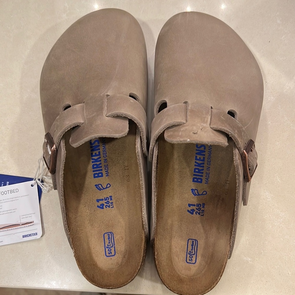 Burkenstock Boston Tabacco Brown